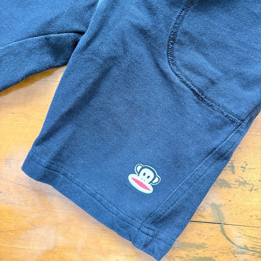 Vintage Kids Y2K 2010 Paul Frank Black Sweatpant Shorts Size 5T - Picture 2 of 6